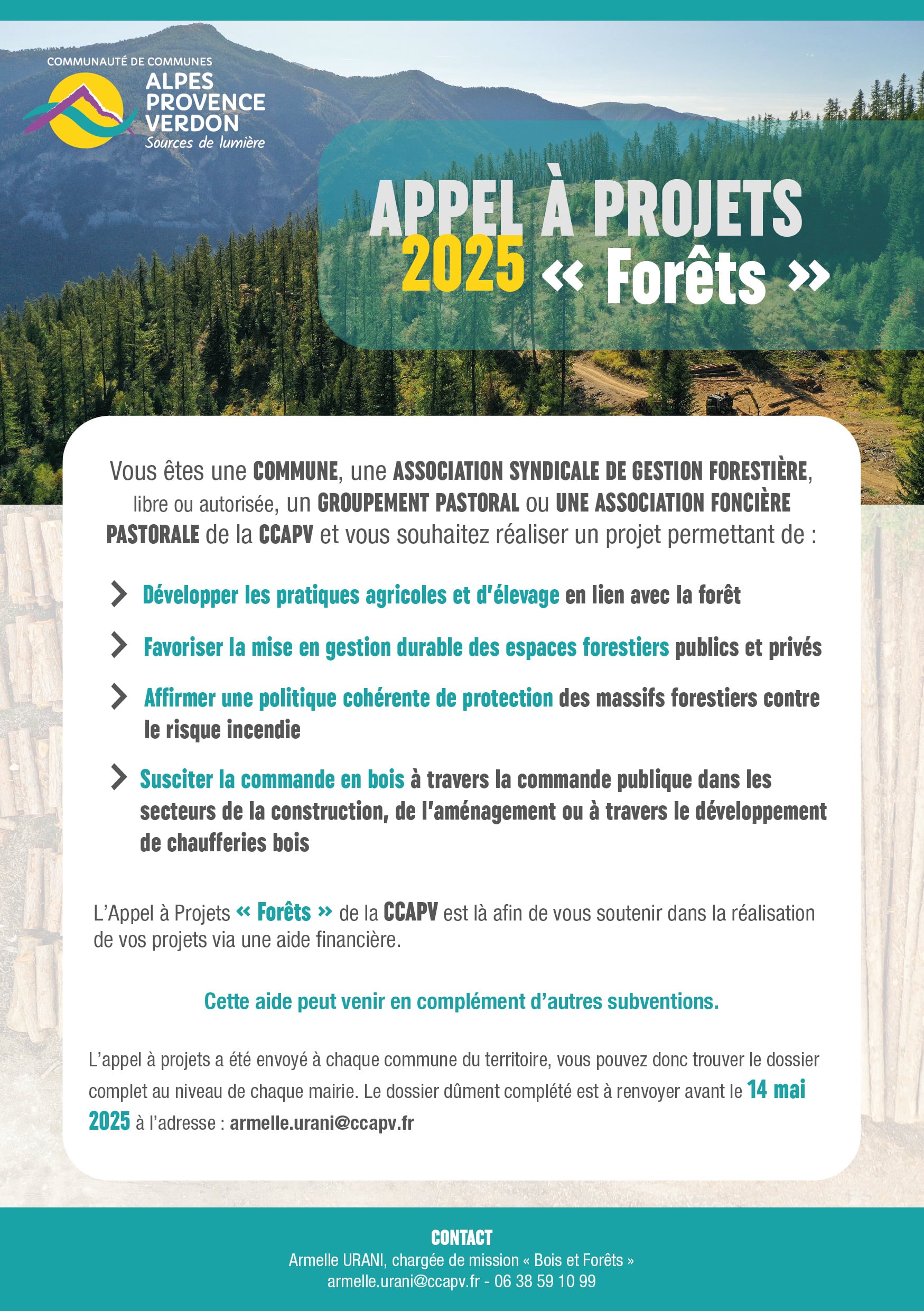 Appel à projets Forêts