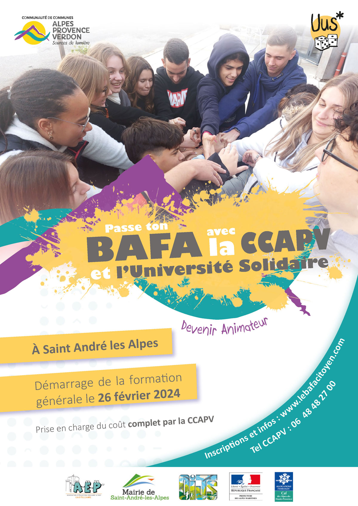 affiche BAFA2023 CCAPV