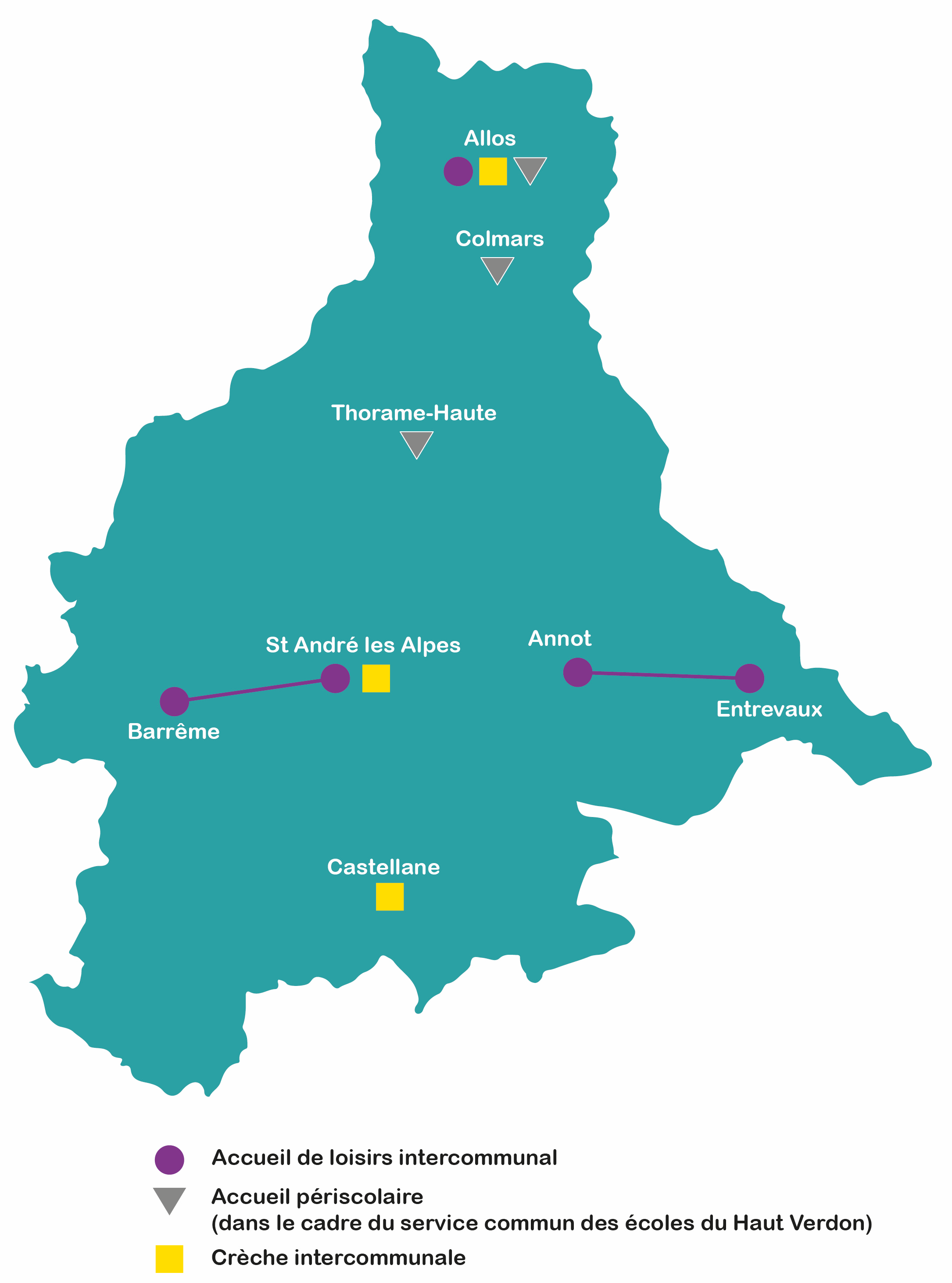 Carte des services petite enfance et jeunesse Portail Famille ARPEGE